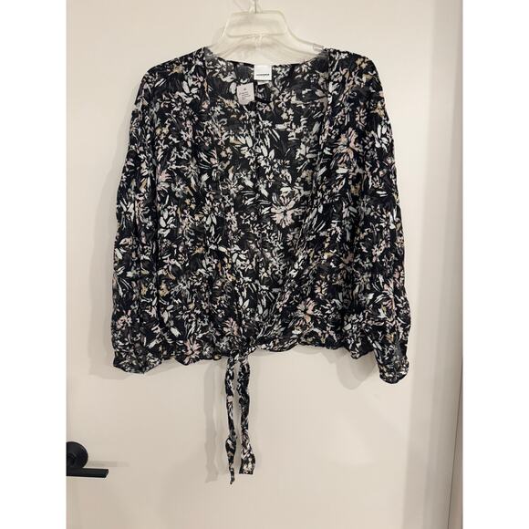 Sonoma Floral Tie-Front Blouse – EcoVero Viscose – NWT - Picture 5 of 5